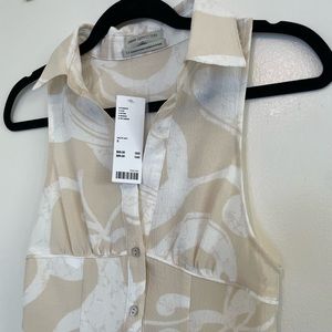 Urban Outfitters Mini Button Up Collared Dress